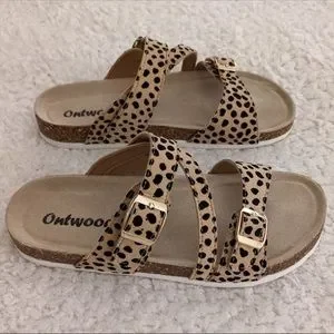 Outwoods Shoes New In Box Outwoods Cheetah Print Strappy
